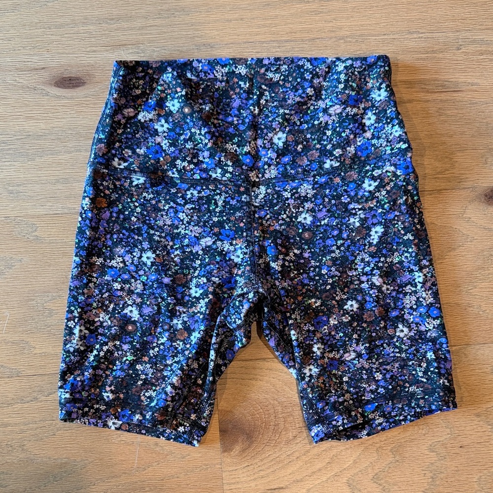 Lululemon Align Floral Patterned Biker Shorts 6
